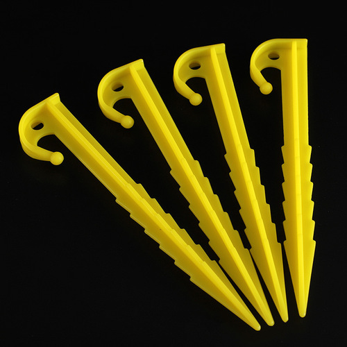 Amazon Cross-Border Tent Plastic Floor Nails Tent Accessories 5.5-inch Sawtooth Plastic Floor Nails 14.5CM Floor Nails