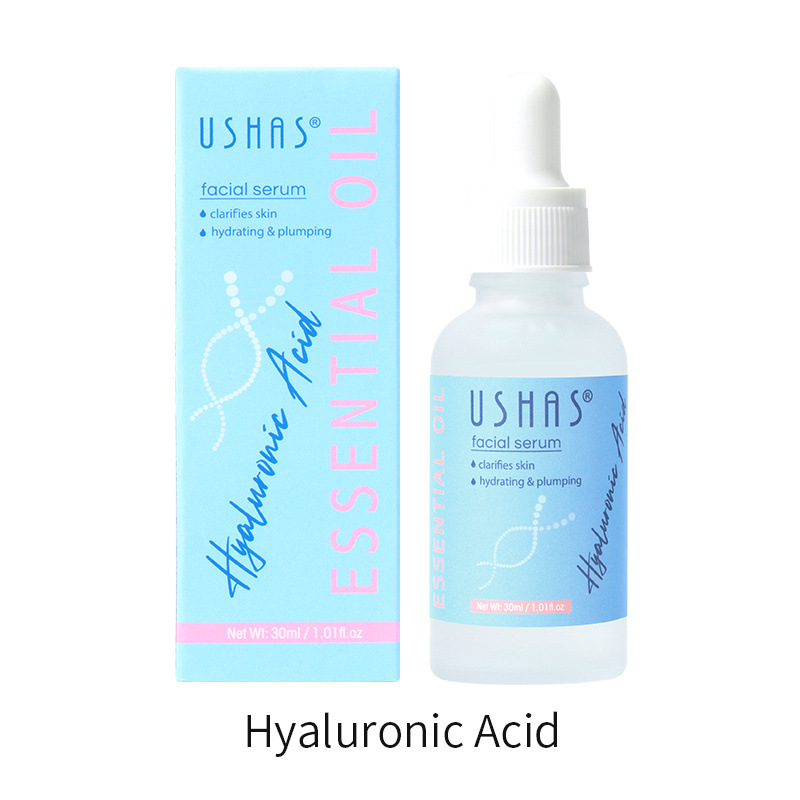 USHAS External Trade Facial Essence es un líquido hidratante para aclarar la piel.
