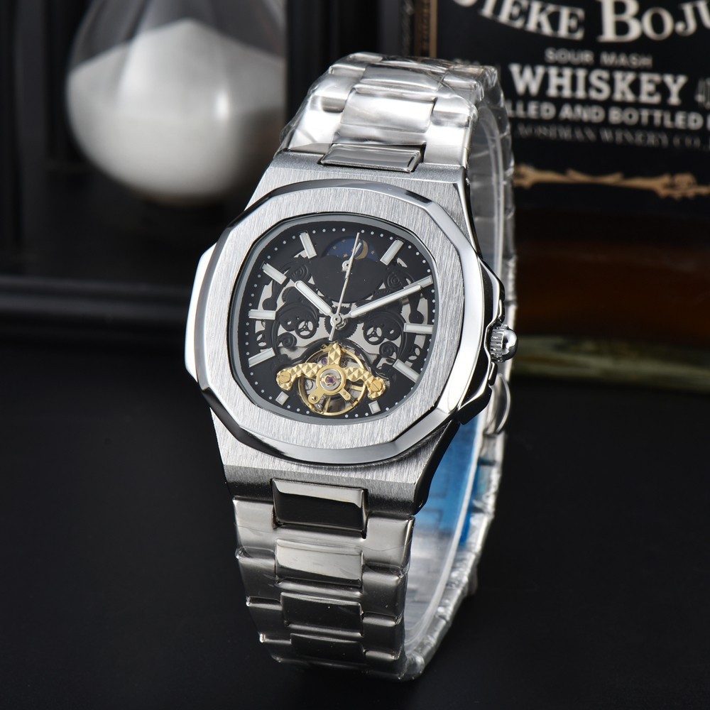 Cross-Border E-Commerce Hot-Selling Full-Function Large Flywheel Nautilus High-End Mechanical Men's Watch_voghion.com