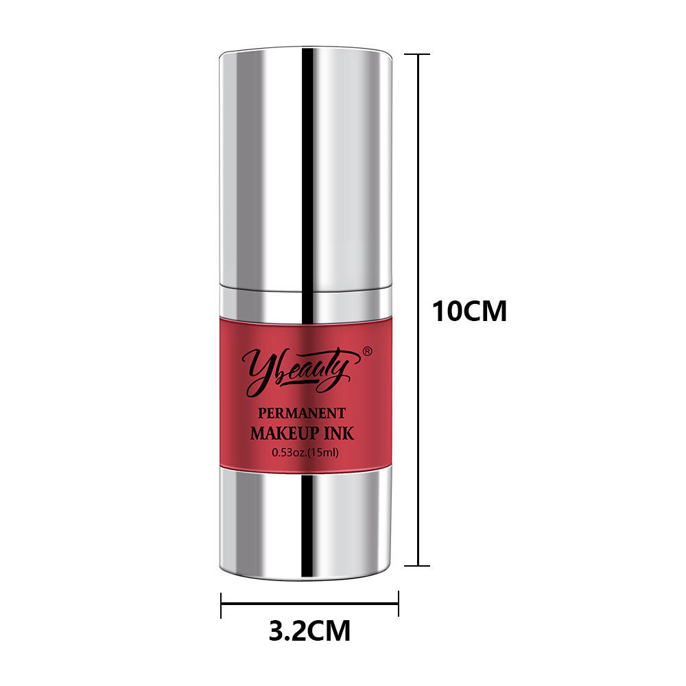 Semipermanente ceja labial color vegetal 15ml ceja silvestre línea pupillar de color fácil de colorear bordado colorante
