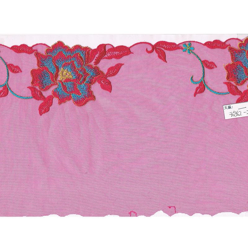 Red de bordado ropa interior ropa interior de red de encaje vestido bordado ropa de moda accesorios de moda al por mayor encaje bordado