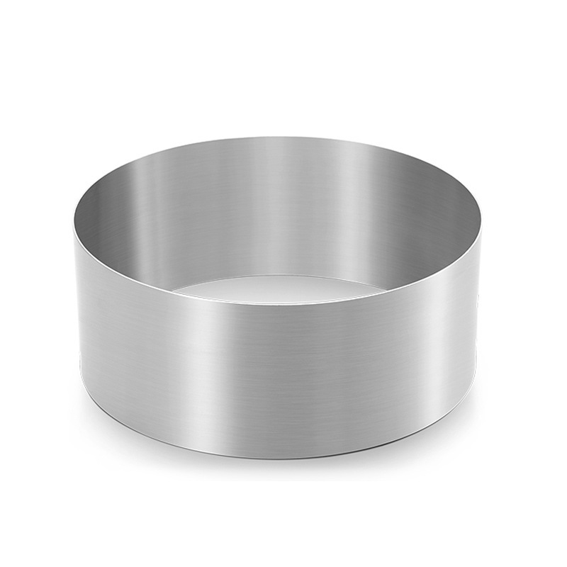 高さ 10 センチメートルステンレス鋼ラウンドムースリング 4inch 厚みのあるケーキ型ベーキングツール 5 6 7 8 10|undefined