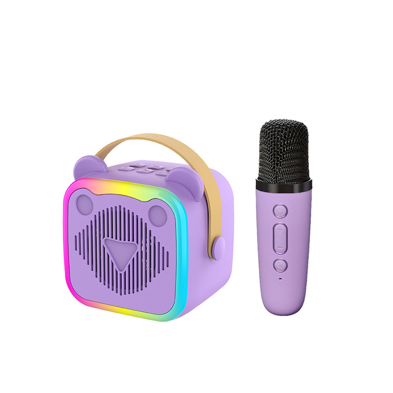 カラオケ Bluetooth K10 スピーカー マイク 歌うオーディオ オールインワン マイク付き 誕生日プレゼント 女の子 子供の日 K12|undefined