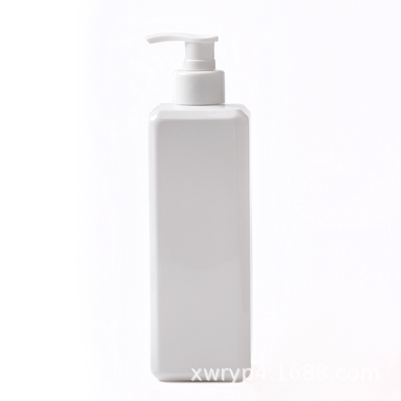 Press Shower Gel Bottle 500ML Hotel Bathroom Lotion Refill Bottle PET Plastic Thickeneded Shampoo Bottle