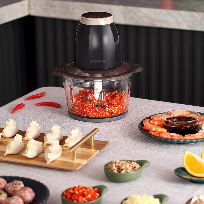 Konka Meat Grinder Household Multifunctional Garlic Baby Food Supplement Meat Grinder Kjrj-1820-M