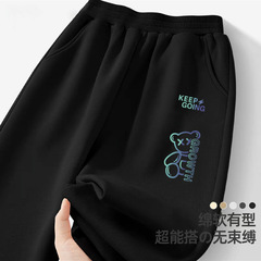 男童帅气春秋季休闲卡通百搭卫裤2025中大童新款韩版束脚外穿长裤
