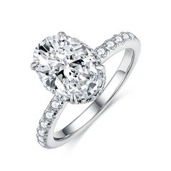 クロスボーダー独立駅熱売クラシック楕円2.5カラット7*10mmモザンドリルs 925銀メッキ18k金指輪