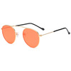 Fashionable metal sunglasses, marine glasses solar-powered, 2021 collection, European style