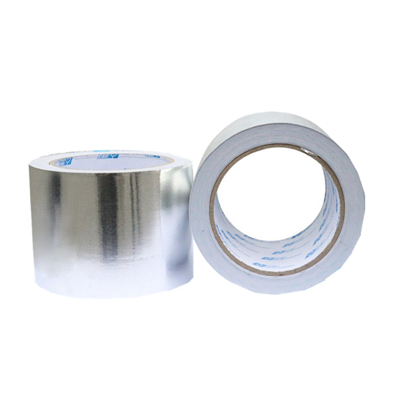 厂家直销汇昌铝箔胶带风管保温带耐高温锡箔纸补漏密封胶布管道铝