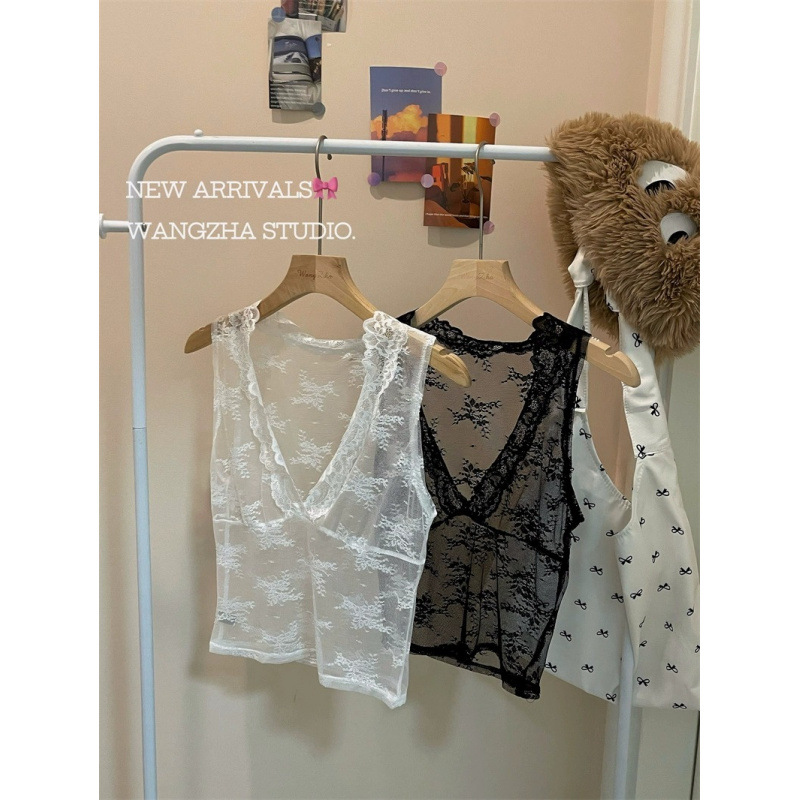 sexy lace summer tank top sleevless