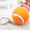 Tennis small keychain for leisure with zipper, wholesale, Birthday gift
