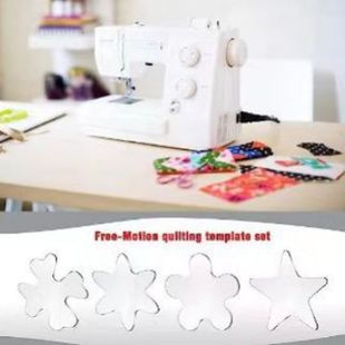 Acrylic quilted ruler children's patchwork ruler template household sewing cutting ruler Amazon cross-border new