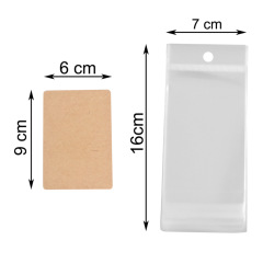 Card 6*9 Cardboard Decorative Packaging Handmade Material Amazon Necklace Earrings Studs Cardboard 