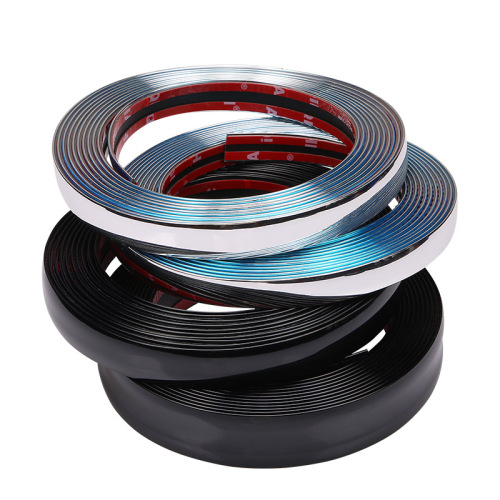 Car window bright strips chrome decorative strips bumper anti-scratch protection strips universal electroplated body door anti-collision strips