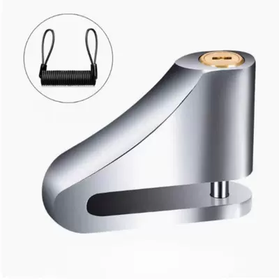 Suitable for Mountain Bikes, Disc Motorcycle Lock - disc-brake-lock-reminder-rope