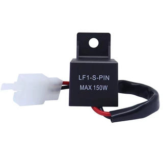 2PIN 带线封胶闪光器继电器 摩托车LED 12V灯闪光器继电器