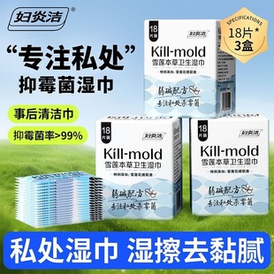Fuyanjie Private Sanitary Wipes Women's Care Periods Cleaning Wet Tissue Paper Wet Toilet Paper Moisturizing Wet Tissue