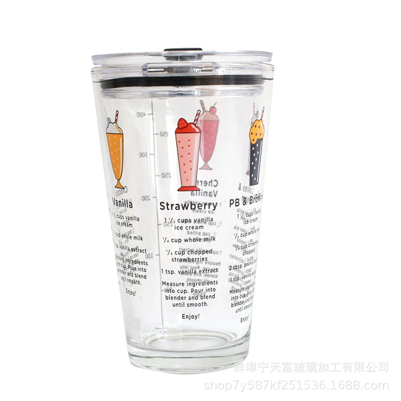 Cartoon glass hairpins, creative cute straw for office, wholesale