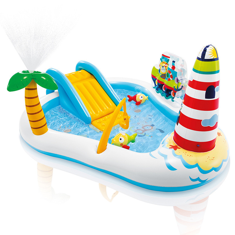 INTEX57162 family outdoor inflatable swimming pool children's paddling pool home bath pool ocean ball pool in stock