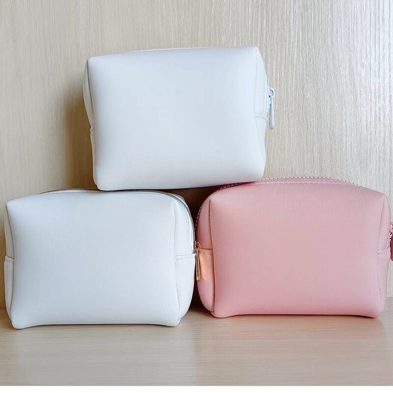 Diving Material Fashionable Pink and Gentle Cosmetic Bag Simple and Portable Toiletry Bag Hotel Airline Brand Gift Bag