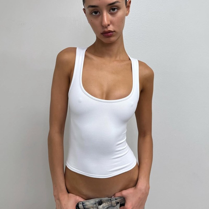 Tankair original label tight-fitting wide-shoulder strap racerback tank top, basic everyday sports and fitness camisole for hot girls Tankair original label tight-fitting wide-shoulder strap racerback tank top, basic everyday sports and fitness camisole for hot girls