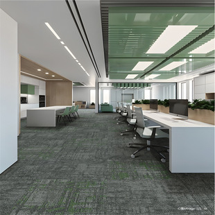 Judong Mirage Series Carpet PE Bottom Rug Office Carpet Commercial Engineering Tile Carpet 50*50
