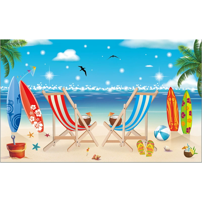 180*110 трансграничных летних пляжей пляжная фотография фон ткани вечеринки фото реквизит