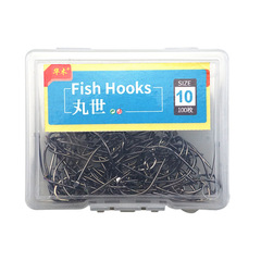 Maruyo fish hook long handle bulk flat head barbed crooked mouth thin hook crucian carp white strip black sea bream sea fishing wholesale