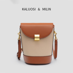 一件代發迷你小巧水桶包簡約新款大容量時尚百搭單肩包休閒斜挎包