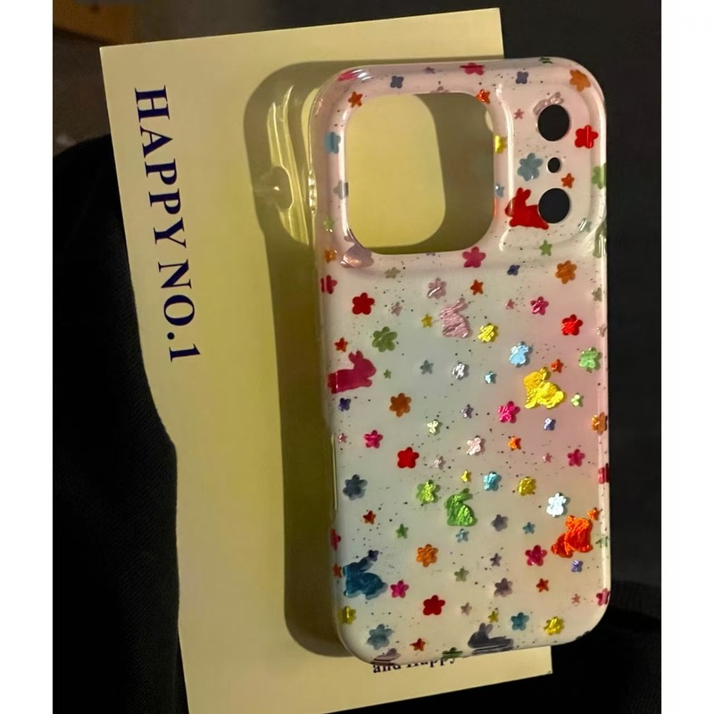 少女粉油画镂空星星爱心适用iPhone17promax苹果16手机壳15新款14|undefined