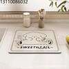 Cartoon kitchen mesa Leachate Diatom mud desktop Absorbent pads Dishes Water control Foreshadowing pool Drying