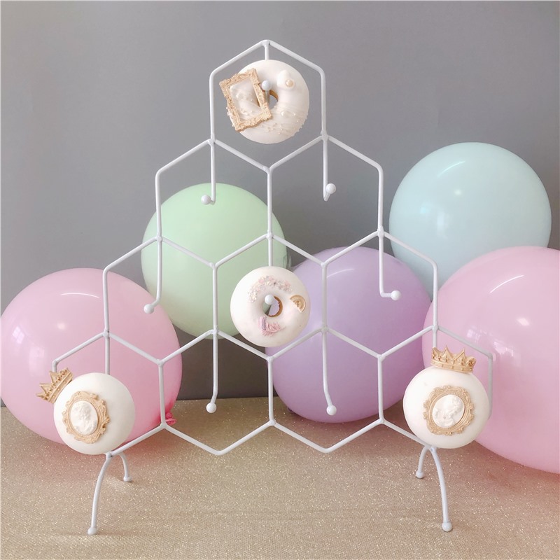 Transfronterizos Amazon temu postre estante de exhibición bandeja de pastel estante de pastel diseño de cumpleaños