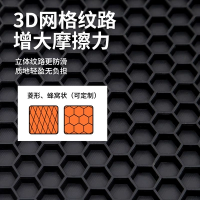 Universal Foot Pad honeycomb PVC car floor mats