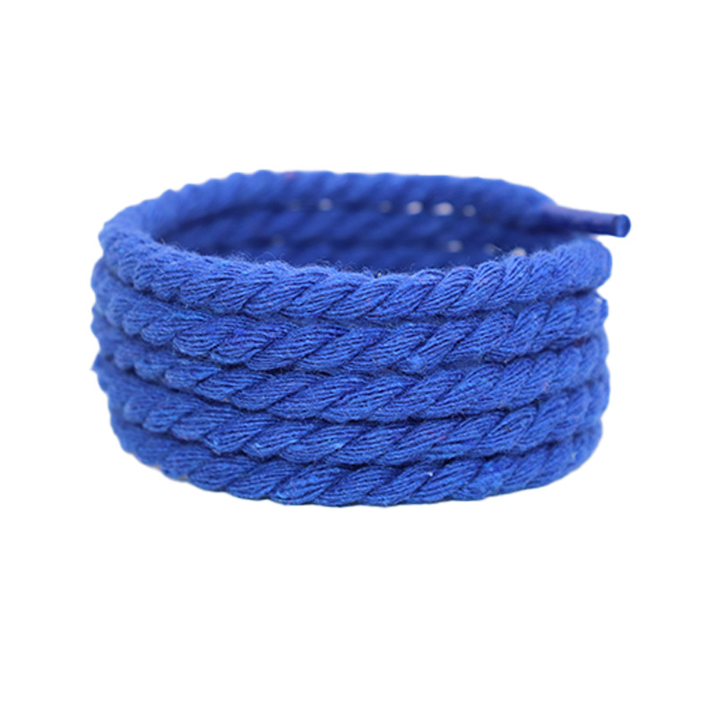 Cordón de lino de seda de seda de seda de seda para la Fuerza Aérea AF1 algodón de poliéster fino 0.5cm lindo cordón redondo de color sólido accesorios de cordón