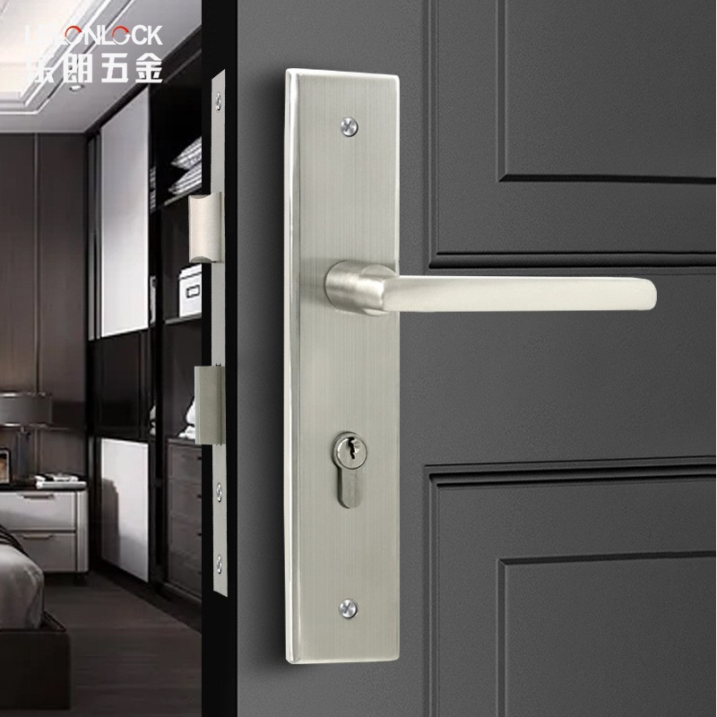 Cerradura de puerta de acero inoxidable 304 cerradura de puerta de hotel cerradura de puerta cerradura de panel mecánico universal