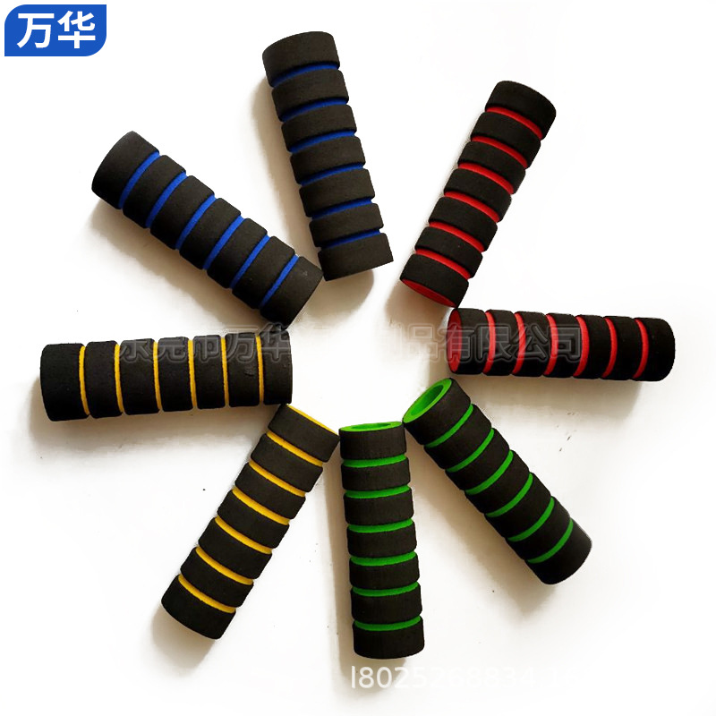 批发现货臂力器nbr橡塑双色发泡管把套运动器材NBR海绵把套