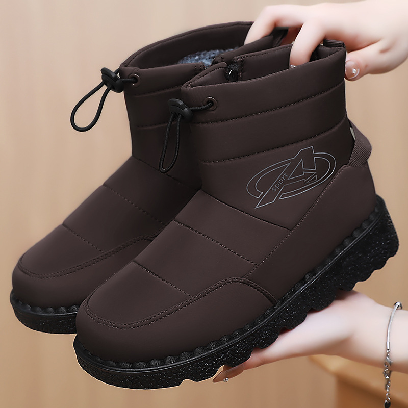 Zapatos de algodón zapatos de mujer de poliuretano botas de alto perfil botas de algodón transfronterizas botas de nieve cálidas de mujer