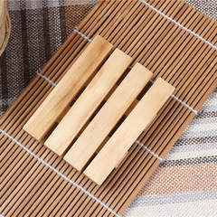 Bamboo soap holder, creative bamboo design, with drainage groove, creative soap, factory exclusive supply