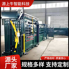 保定枷可移动牛用保定枷新型保定架牛育种保定栏牛羊场养殖机械
