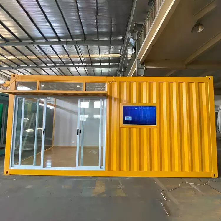 步行街商铺集装箱房创意街区集装箱房小镇民宿酒店临街商店集装箱