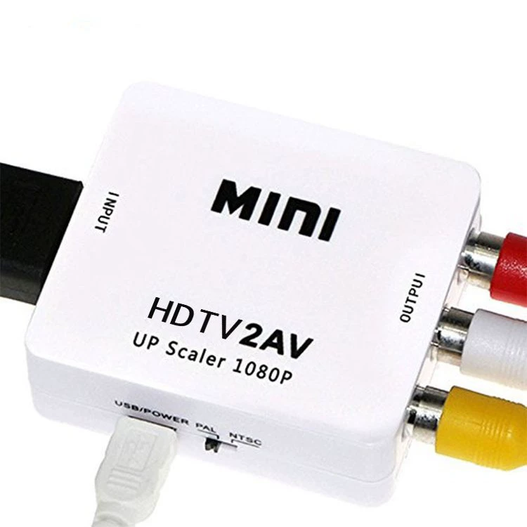 Конвертер HDMI в AV Mi Конвертер аудио и видео высокой четкости HDMI в AV 1080phdmi2av