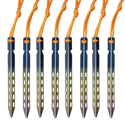 Outdoor Titanium Alloy Tent Nail Çadırlar