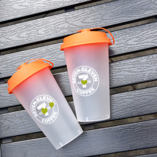 90 Caliber Commercial Film-Injection Molded Milk Tea Cup Disposable Thickeneded Frosted Coffee Cup with Lid and Logo
