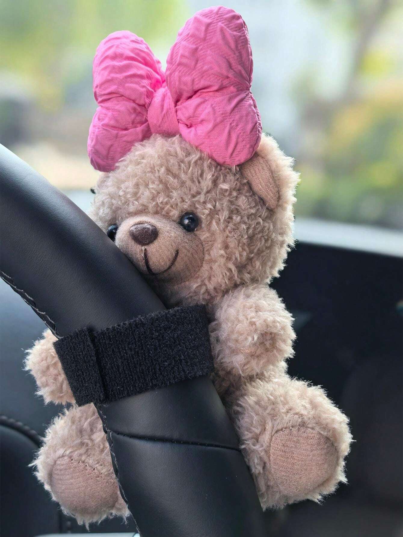 장미빛 활 [작은 불곰 장식]