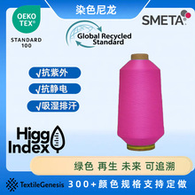 DyedRecycledNylonFilamentYarnDurableMultipleColorsforGarment