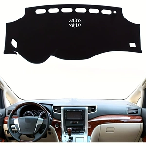 Suitable for Toyota Alphard car interior center console dashboard mat made of leather, suede, polyester, flannel, and other materials