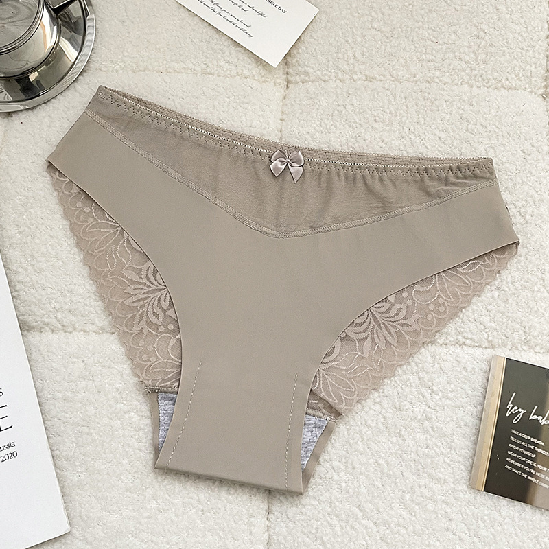 Hongxuan 1335 Seamless Lace Triangle Panties, High-Cut for Long Legs, Suitable for 150-180 Jin 1335 Hongxuan 1335 Seamless Lace Triangle Panties, High-Cut for Long Legs, Suitable for 150-180 Jin 1335