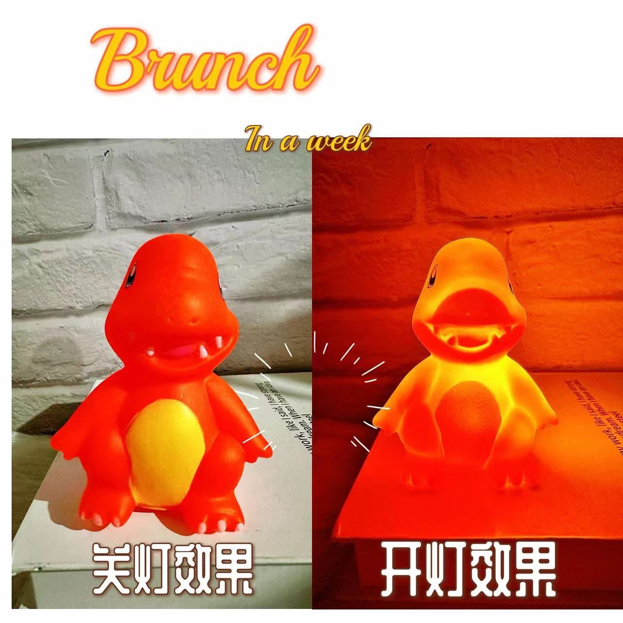 Pikachu lámpara de noche creativa dormitorio cabecera de la cama luces de atmósfera juguetes luminosos dibujos animados pequeños regalos de cumpleaños suministro transfronterizo