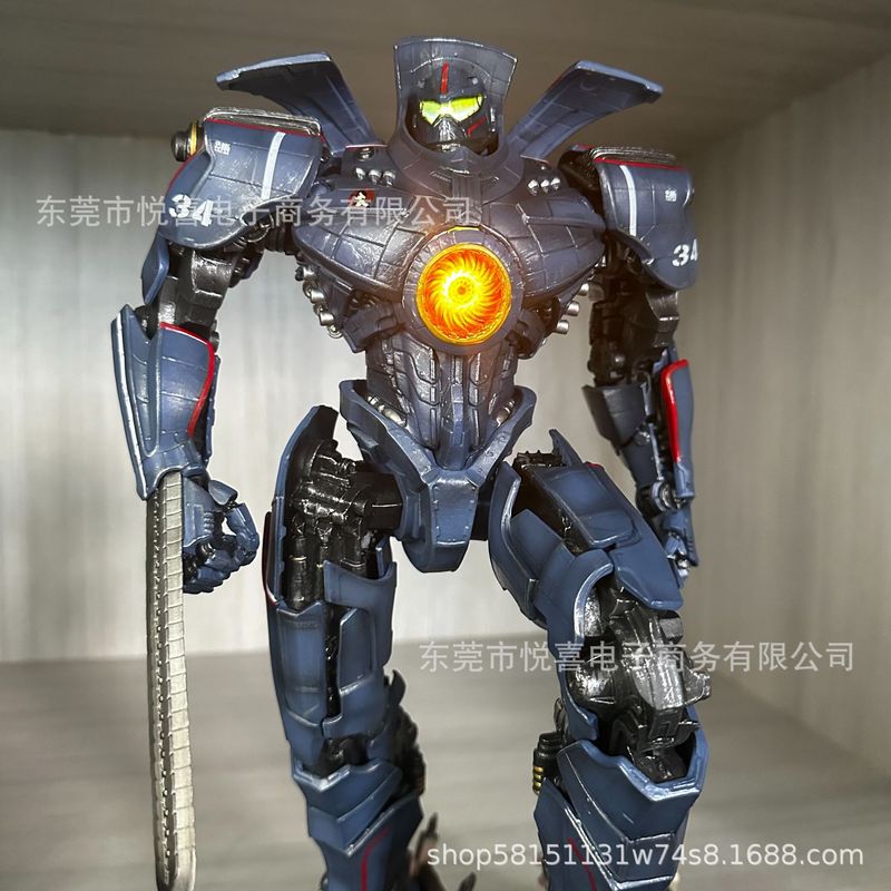 パシフィック・リム メカモデル オーナメント フィギュア バッテリー発光 ウォーリア メカ GK|undefined