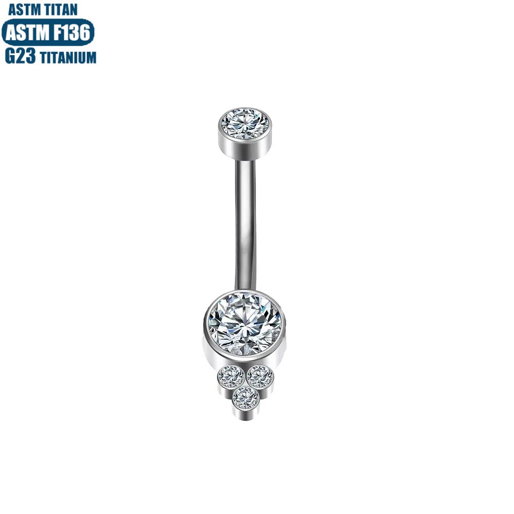 Silver pointed spike labret stud material detail